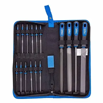 Набір напилків та надфілів різнопрофільних 17 пр. Scheppach SCH-5056W (Код:60325)