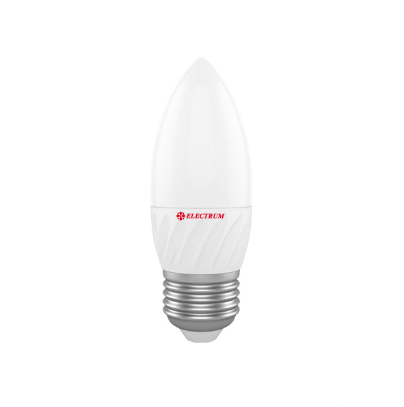 Лампа світлодіодна С37 4W Е27 4000К ELECTRUM