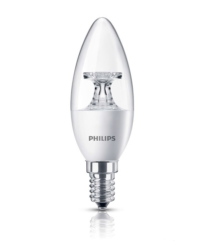 Лампа світлодіодна LED 4 — 25 W E14 827 B35 (свічка) CL PHILIPS