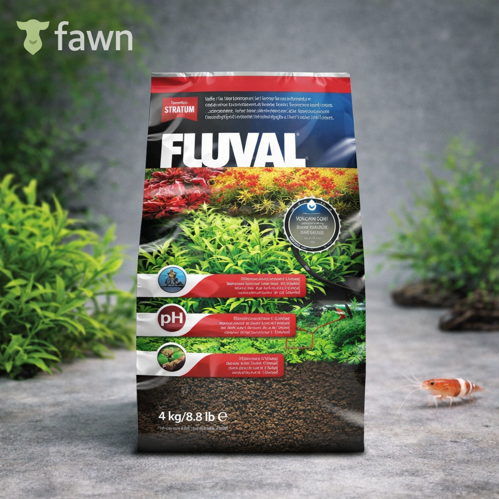 Субстрат для акваріума Fluval Plant and Shrimp Stratum — для рослин і креветок, 4 кг, фото 1