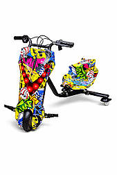 Дріфт-карт Windtech Crazy Bug 350W Жовтий графіті