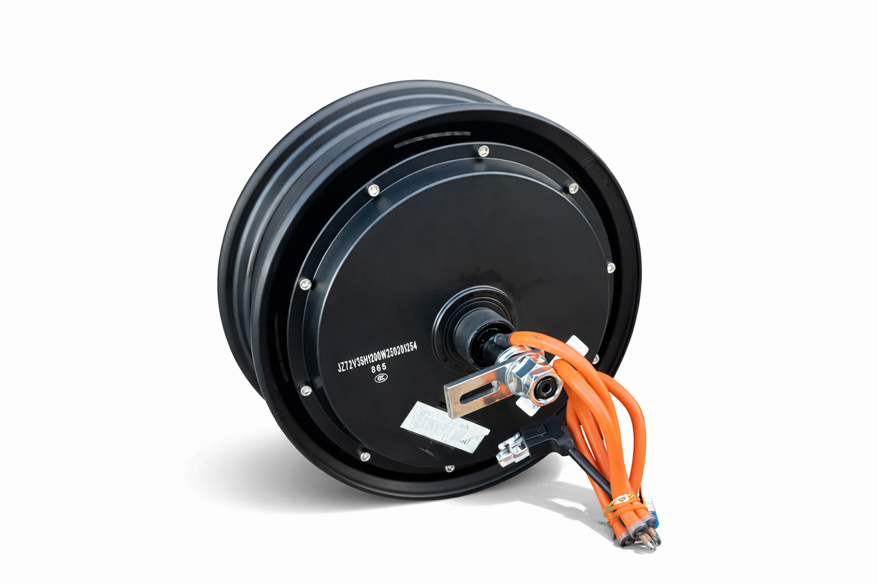 Диск задній з електродвигуном 60-72V 1200W для велоскутера Crosser CR-4, фото 1