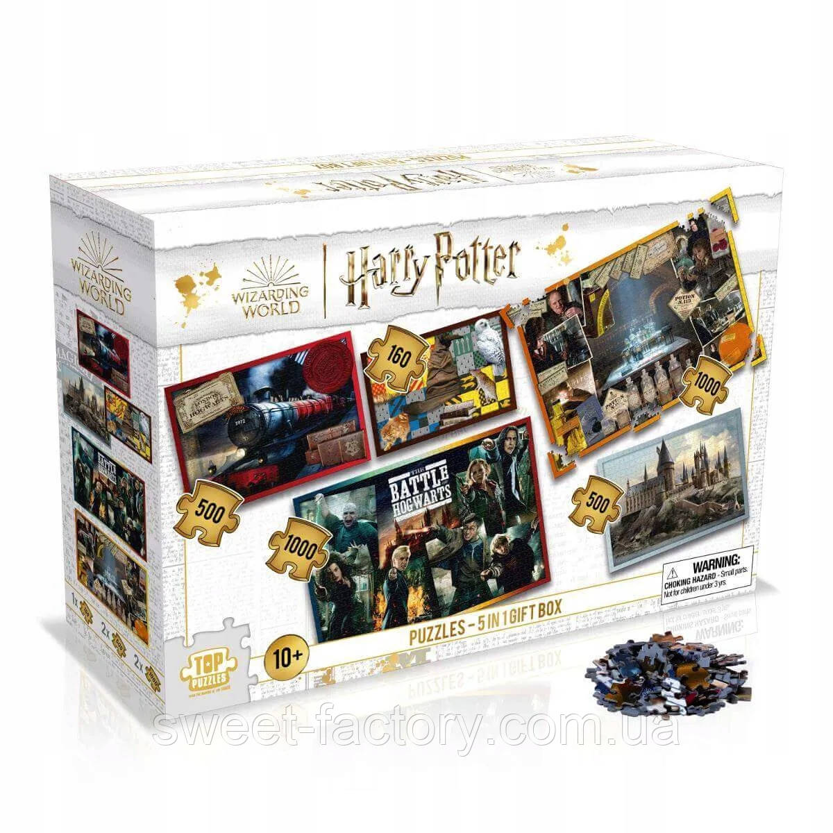 Пазли Top Puzzles Harry Potter Puzzle 5in1 Gift Box 9412, фото 1