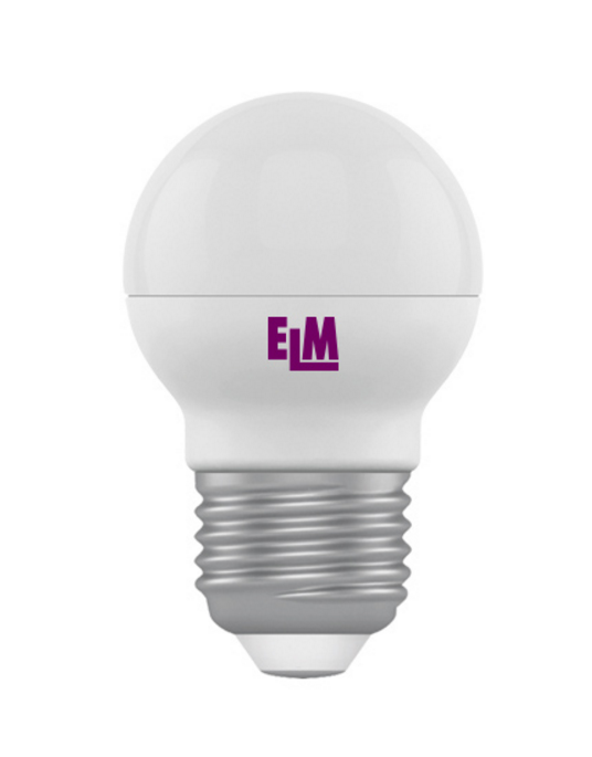 Лампа світлодіодна D45 4W Е27 4000К 340 Lm ELM