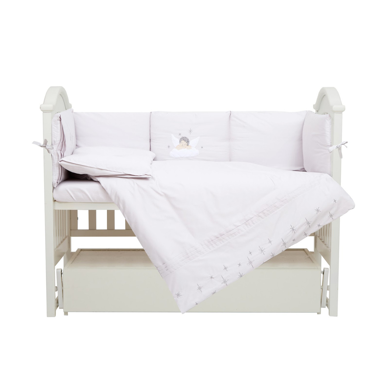 Постільний комплект дитячий Twins Dolce Angel на 6 предметів, grey, фото 1