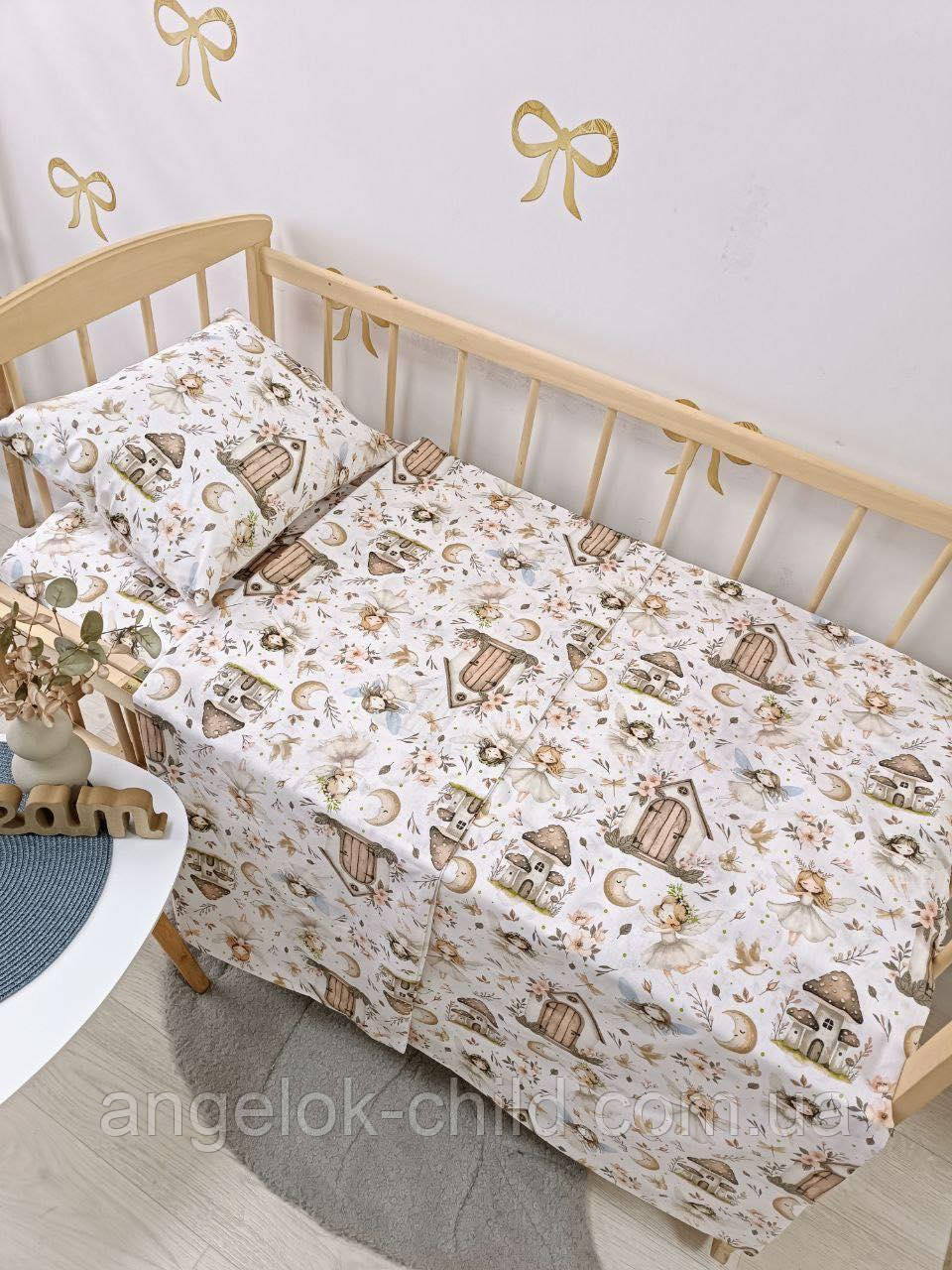 Постільна білизна для дитсадка, дитяча постільна білизна Angelok-child