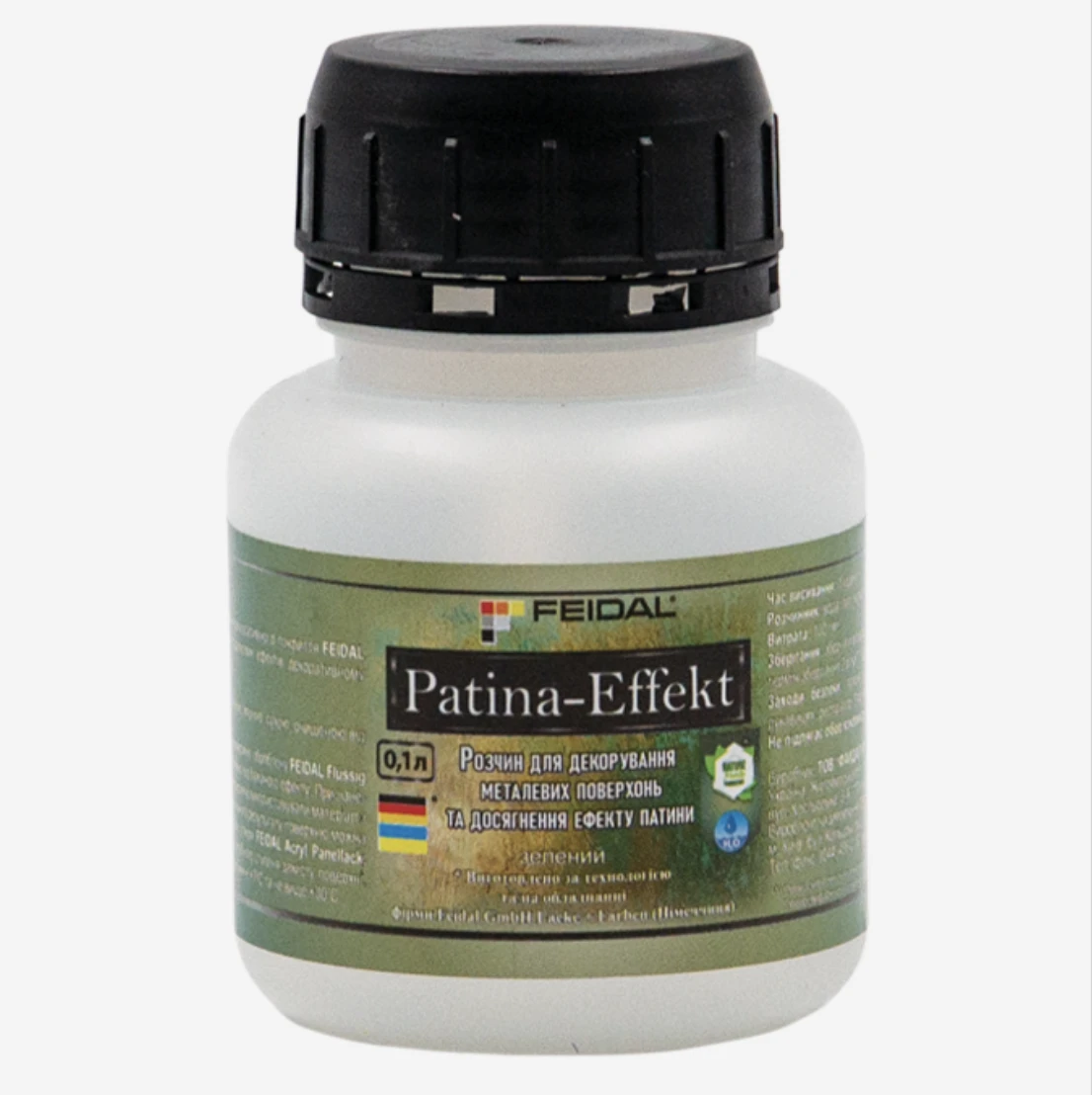 Розчин для декорування металевих поверхонь Feidal Patina-Effekt Зелений 0.1л