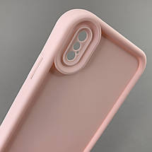 Чохол для iPhone Xs Max рожевий чохол із принтом із тюльпанами на телефон айфон хс макс r02h, фото 3