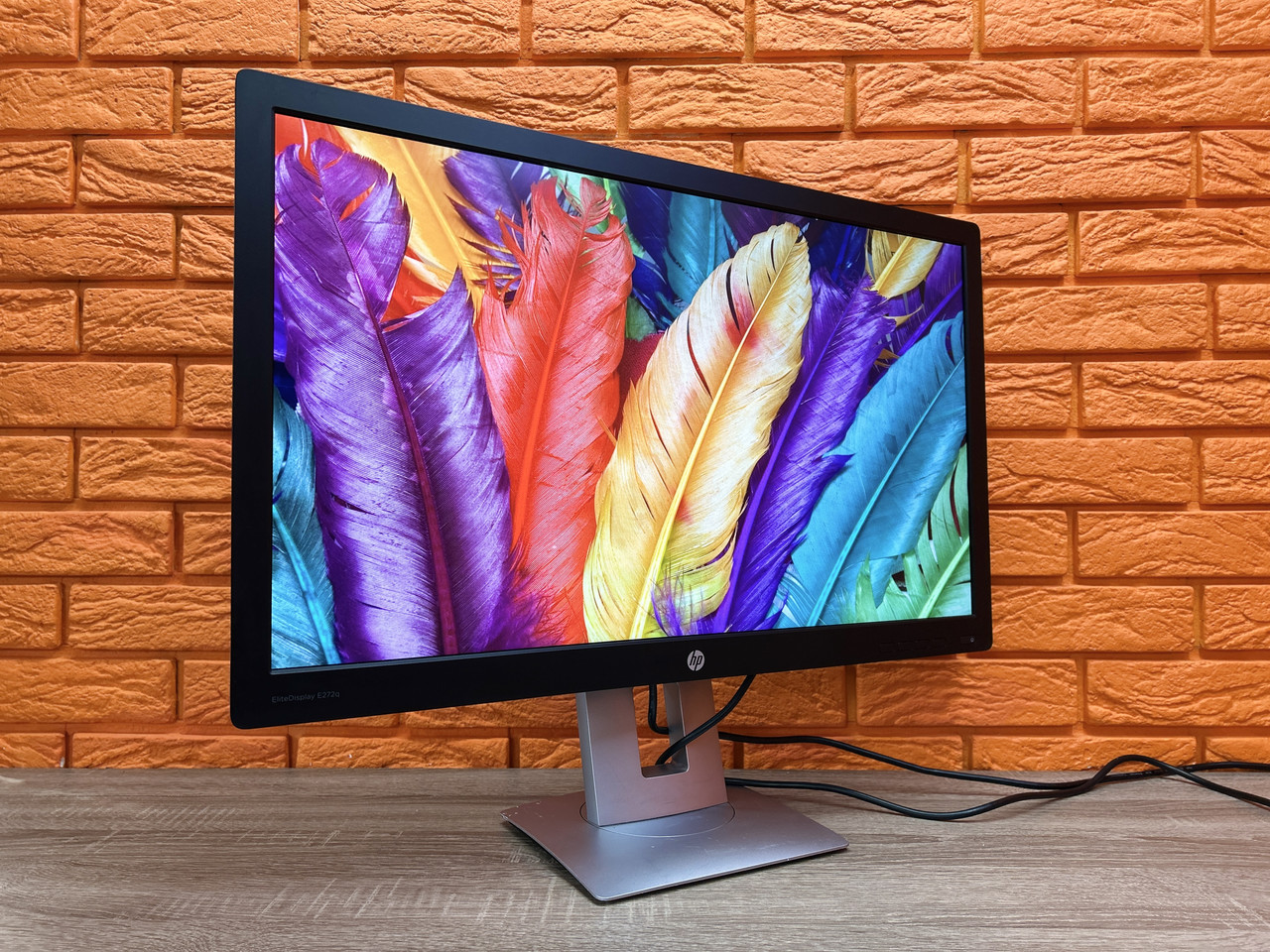Монітор 27" HP EliteDisplay E272q 2560x1440 IPS (16:9) 2K QHD, 10 bit, sRGB 100%, USB hub, фото 1