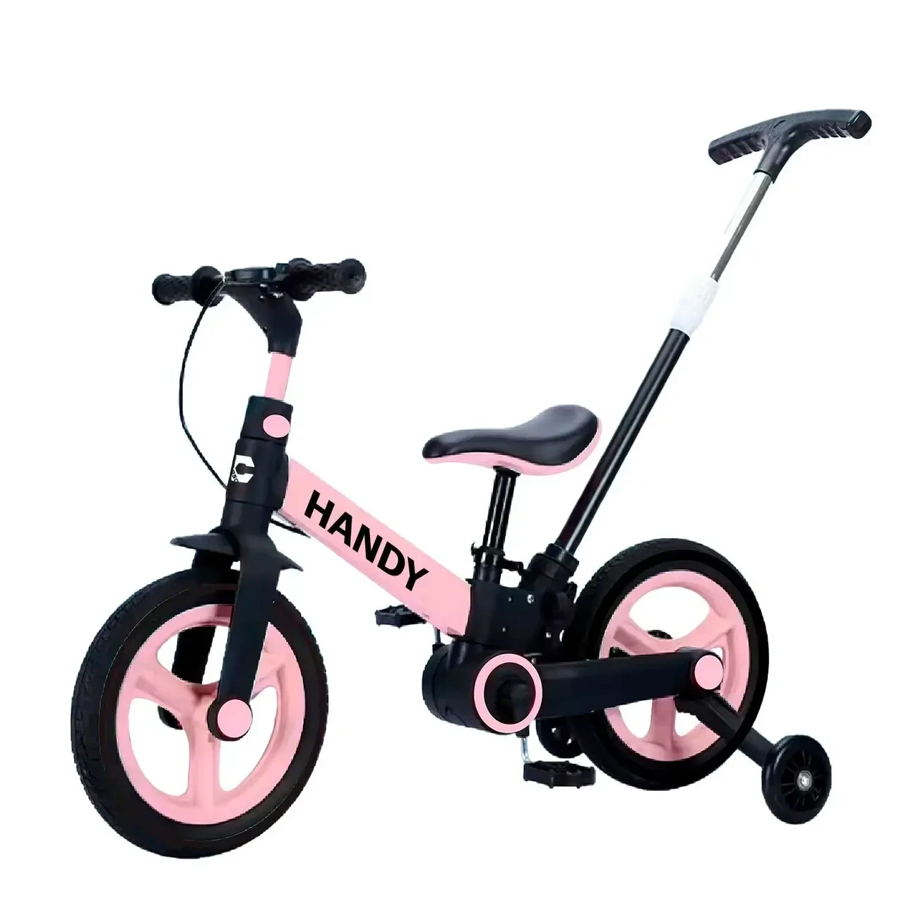 Велосипед-трансформер для дівчинки рожевий Corso Handy, фото 1