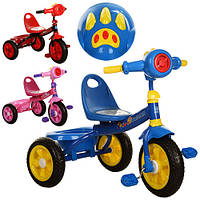 Триколісний велосипед Bambi (M 3170-2) зі світло-музичними ефектами