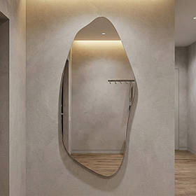 Безрамне велике фігурне дзеркало