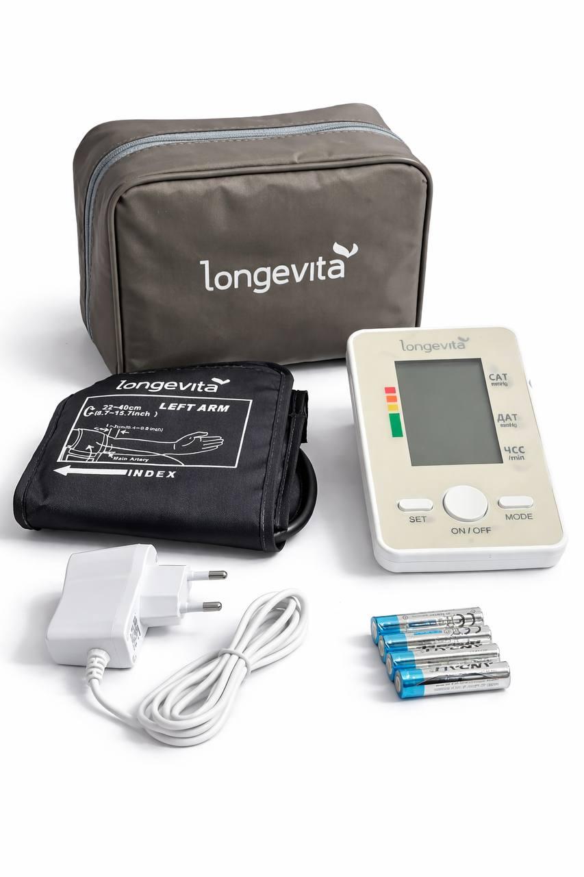 Автоматичний тонометр з АДАПТЕРОМ В КОМПЛЕКТІ Longevita BP-102, фото 1