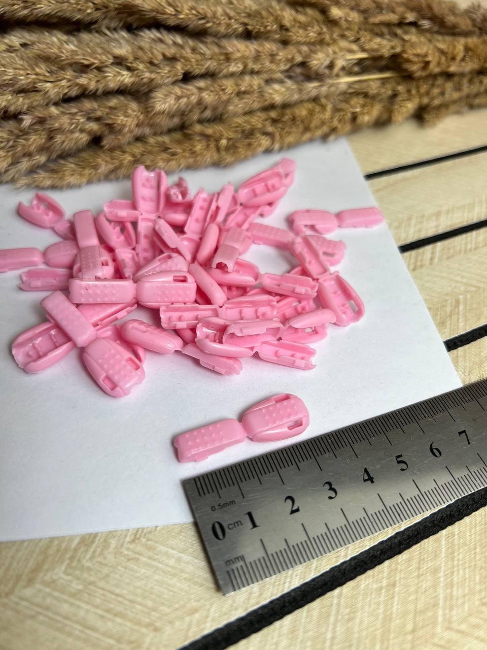 Кінцевик для шнура "квасоля" Рожевий, фото 1