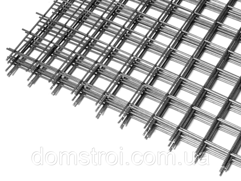 Сітка кладочна сталева (армопояс) 0.5×2 м, 70×70 мм