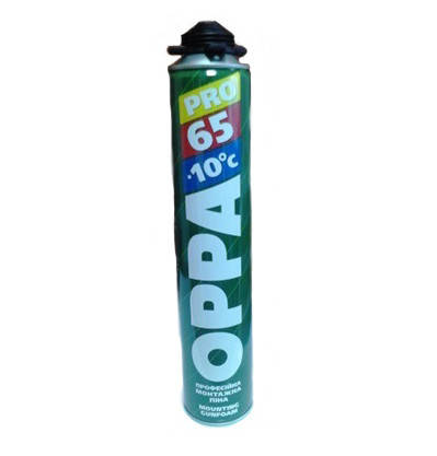 Піна монтажна OPPA 65 PRO Winter, 850ml, фото 2