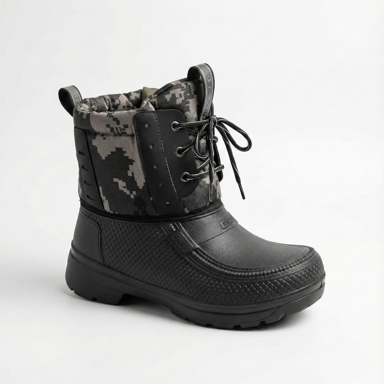 Назва позиції: Чоловічі зимові чоботи Dago Style (Піксель) на шнурівці. Сноубутси ЕВА з хутром -30°C, фото 1