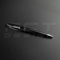 Ручка кулькова чорна з емблемою FCT Design