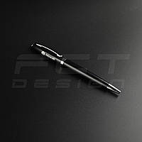 Ручка кулькова чорна з емблемою Поліції