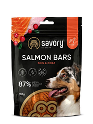 Джерки Savory Bars With Salmon, батончики з лососем 100 г