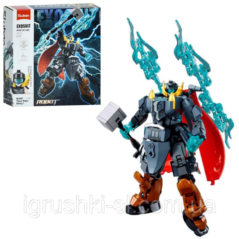 Конструктор Sluban "Робот-Воїн", 247 деталей, фото 1