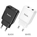 Home Charger 2.1A 2U Micro Cable (1m) Hoco N7 — White, фото 4