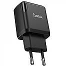 Home Charger 2.1A 2U Micro Cable (1m) Hoco N7 — White, фото 5