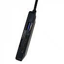 HUB USB 2 in 1 Combo Card Reader + HUB, фото 2