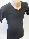 Чорні бавовняні футболки., фото 2
