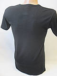 Чорні бавовняні футболки., фото 5