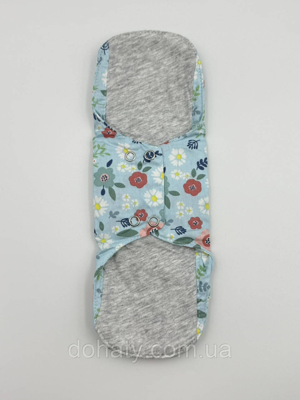 Багаторазові прокладки (блакитні в квіточку), фото 1