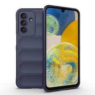 Чехол Magic Shield на Samsung Galaxy A26 5G Sapphire плотный гибкий бампер ТПУ не скользит в руке синий