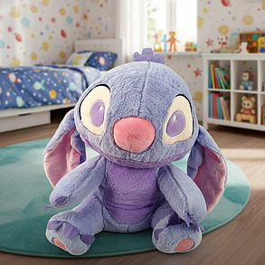 М'яка іграшка з пледом усередині Енджел подружка Стича бузкова, фото 1