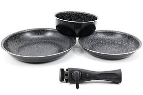 277042 SU Набір сковорідок 24/28 см+ ковшик 18 см