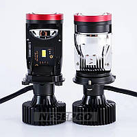 LED Mini лінзи H4 100 W 6000 K 10000 Lm бі-лід автомобільні лампи ближнє/дальнє світло