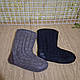 Бурки повстяні високі чорні стьобані, Теплі вкладки-панчохи в гумові чоботи (розміри 38-45), фото 6