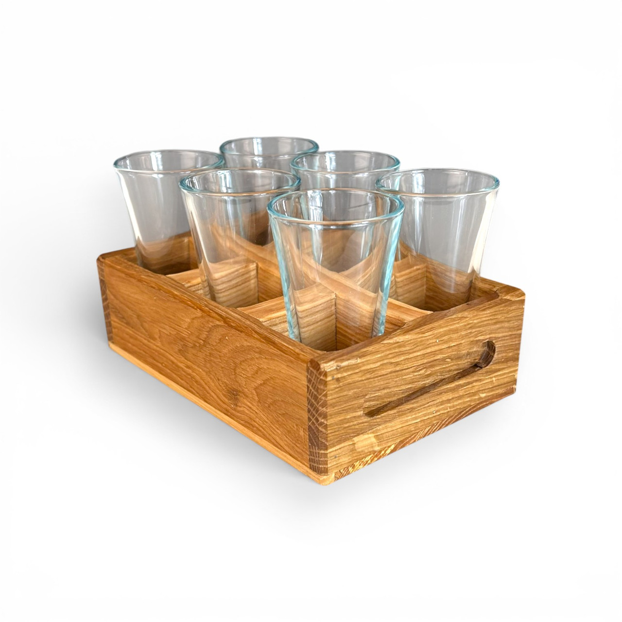 Набір чарок на підставці для шотів "Файне місто" з 6 стопок, фото 1