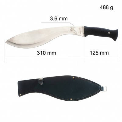 Мачете ніж Cold Steel Kukri Machete | Мачете кукри з білим лезом