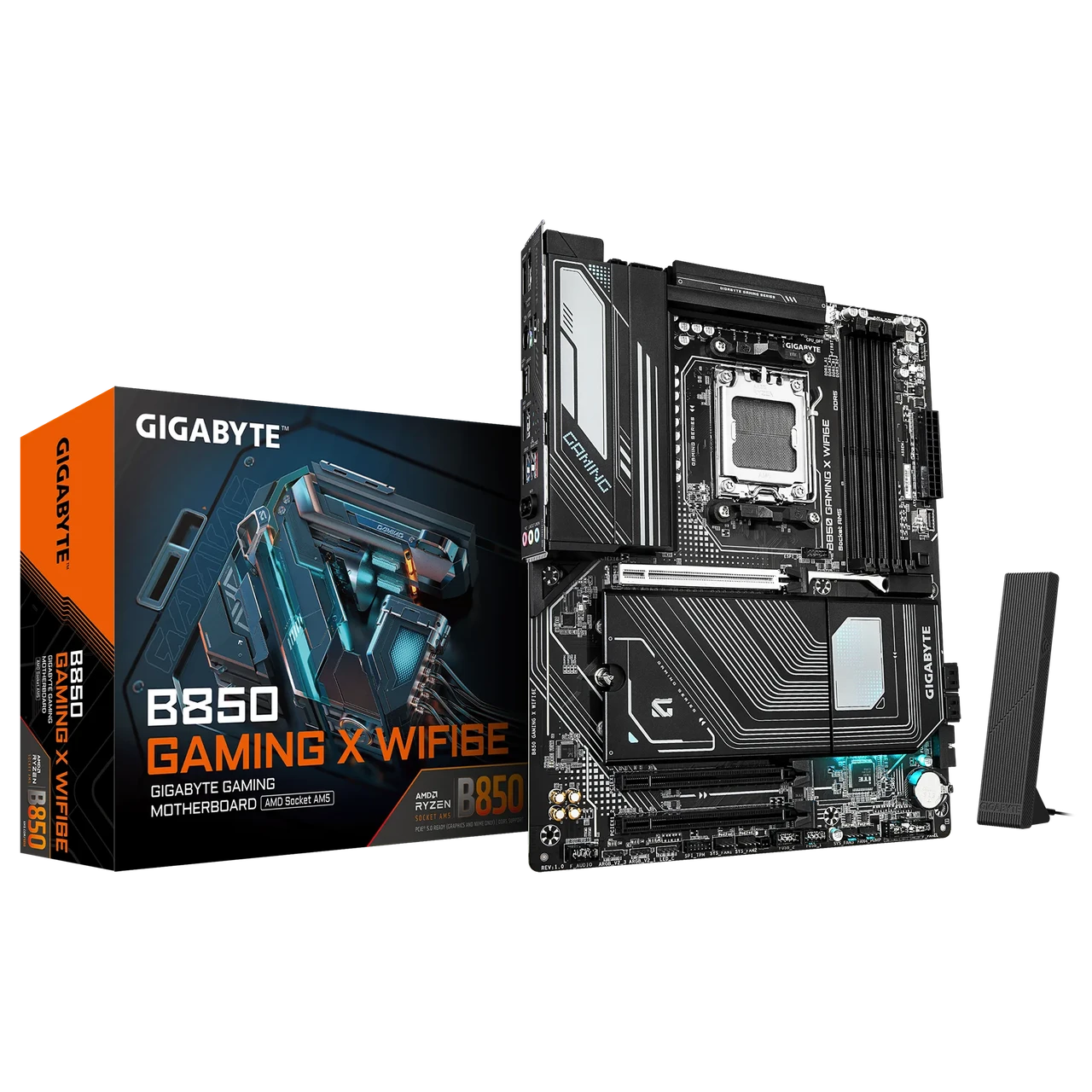 Материнська плата Gigabyte B850 GAMING X WIFI6E (sAM5, AMD B850, PCI-Ex16), фото 1