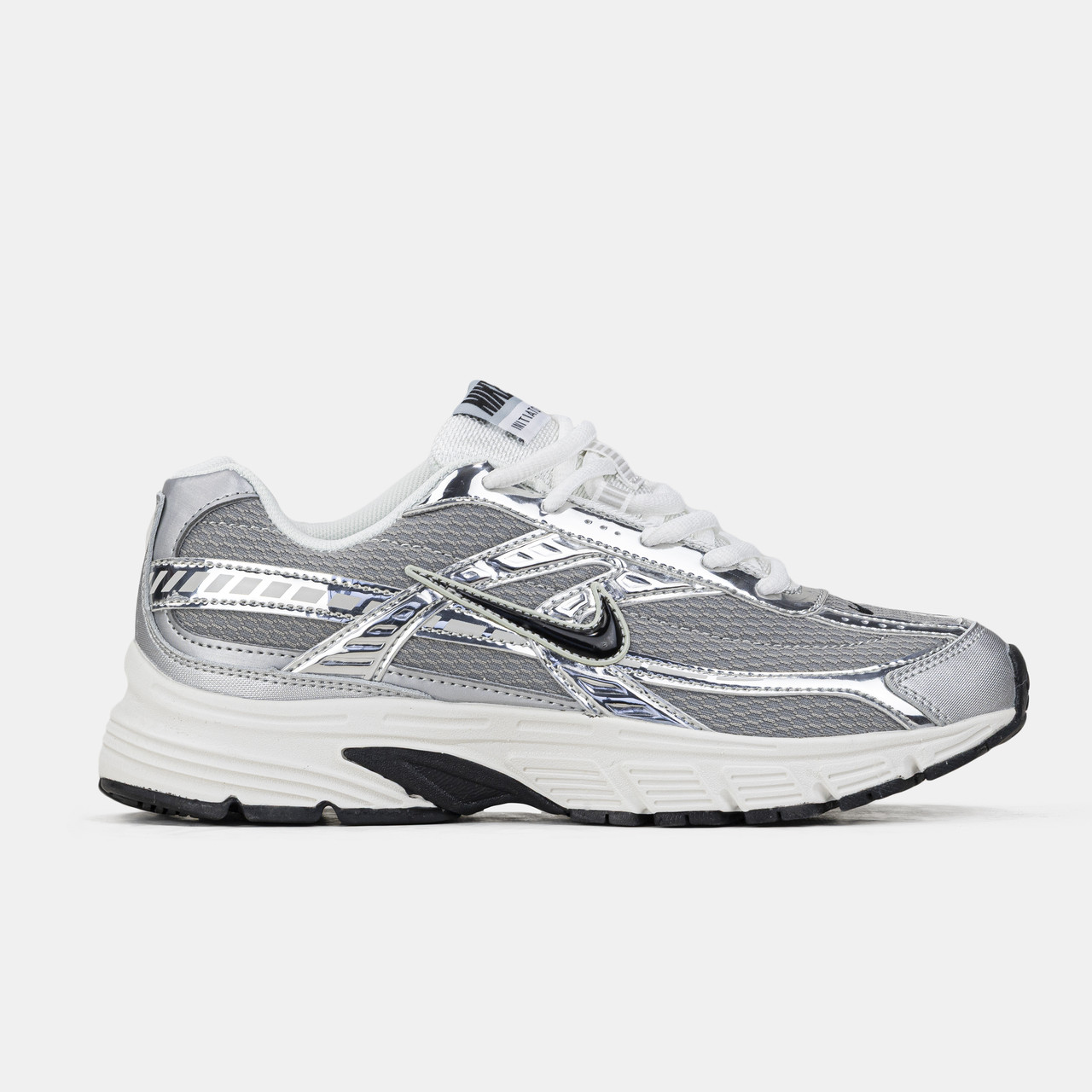 Кросівки Nike Initiator Grey Silver Custom | унісекс, розміри 36–45