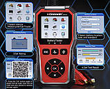 Konnwei KW331- тестер АКБ для авто, вантажівок(6-12-24V ), фото 3