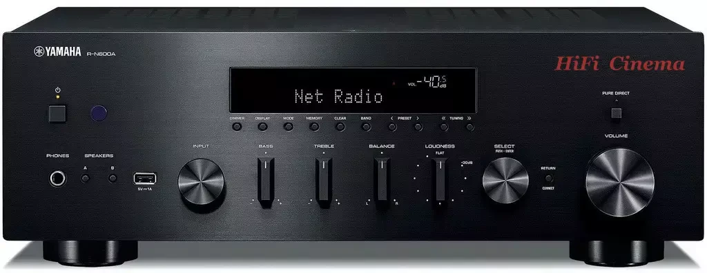 Мережевий ресивер Yamaha R-N600A (чорний), фото 1