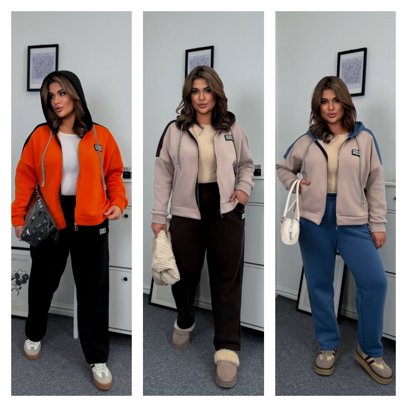 Жіночий костюм тринитка батал, фото 1