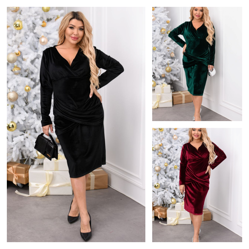 Сукня оксамит на свято, фото 1