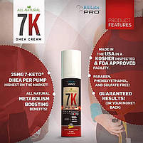 BIOLabs PRO Cream 7K DHEA / ДГЕА / ДГЕА Біоідетичний крем 25 мг 85 г BX135, фото 4