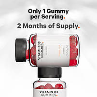 CodeAge Vitamin D3 Gummies/Вітамін Д3 5000 МО жувальний 60 шт. BX526, фото 5