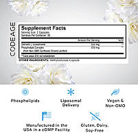 CodeAge Liposomal Glutathione / Ліпосомальний глутатіон 60 капсул BX696, фото 3