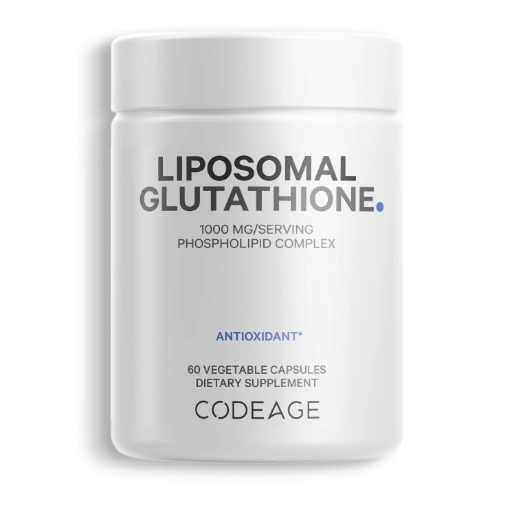 CodeAge Liposomal Glutathione / Ліпосомальний глутатіон 1000 мг 60 капсул BX561, фото 1
