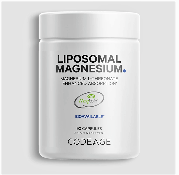 CodeAge Liposomal Magnesium L-Threonat/ Магній L-треонат ліпосомальний 90 капсул BX527, фото 1