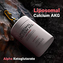 CodeAge Liposomal Calcium AKG / Ліпосомальний кальцій альфа-кетоглутарат 60 капсул BX613, фото 5